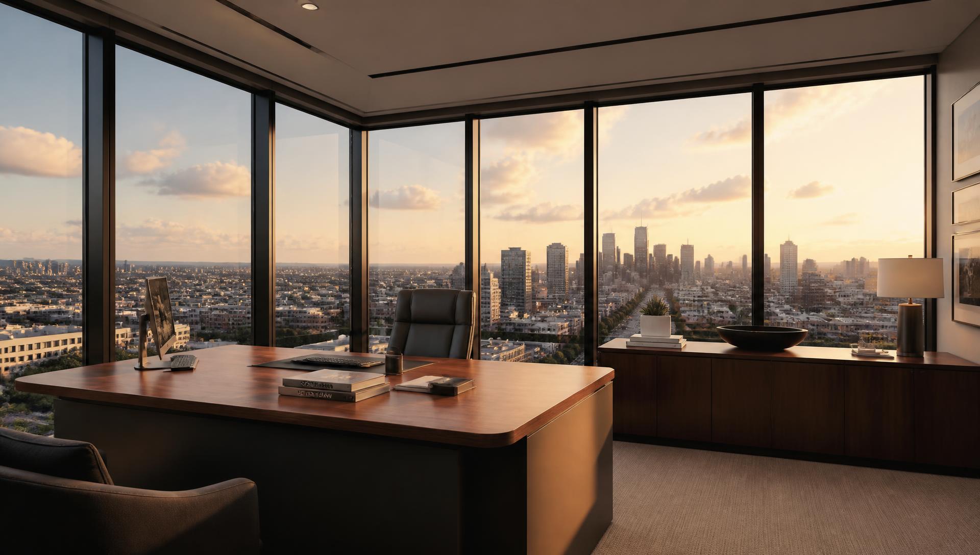 Executive office · Wilshire corridor east to Downtown LA