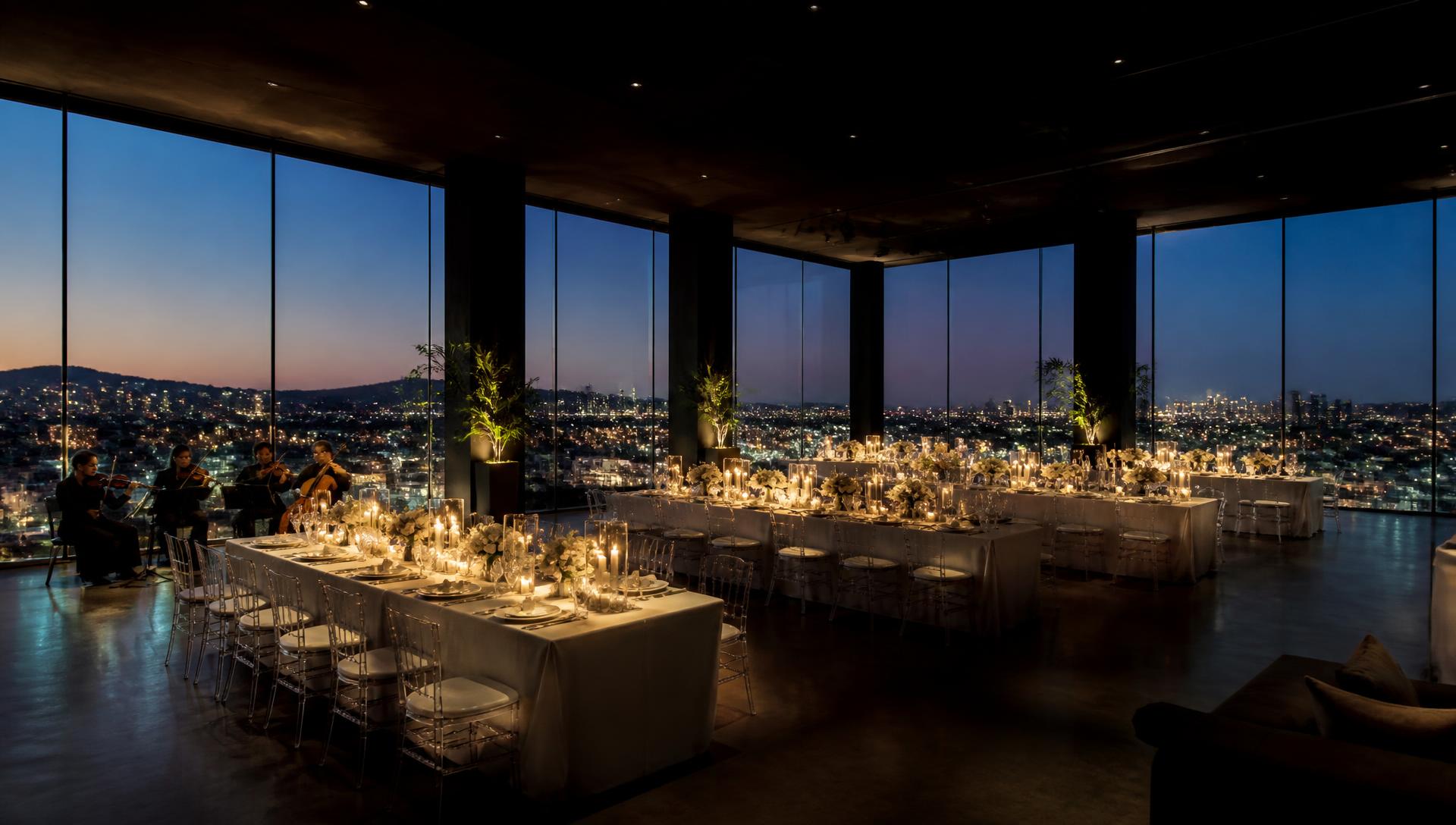 Gala configuration · sunset over the Miracle Mile
